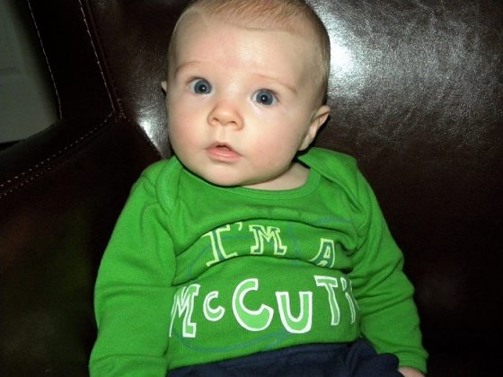 My favorite St. Patrick’s Day memory will always be the boys in their “I’m a McCutie” onsie.